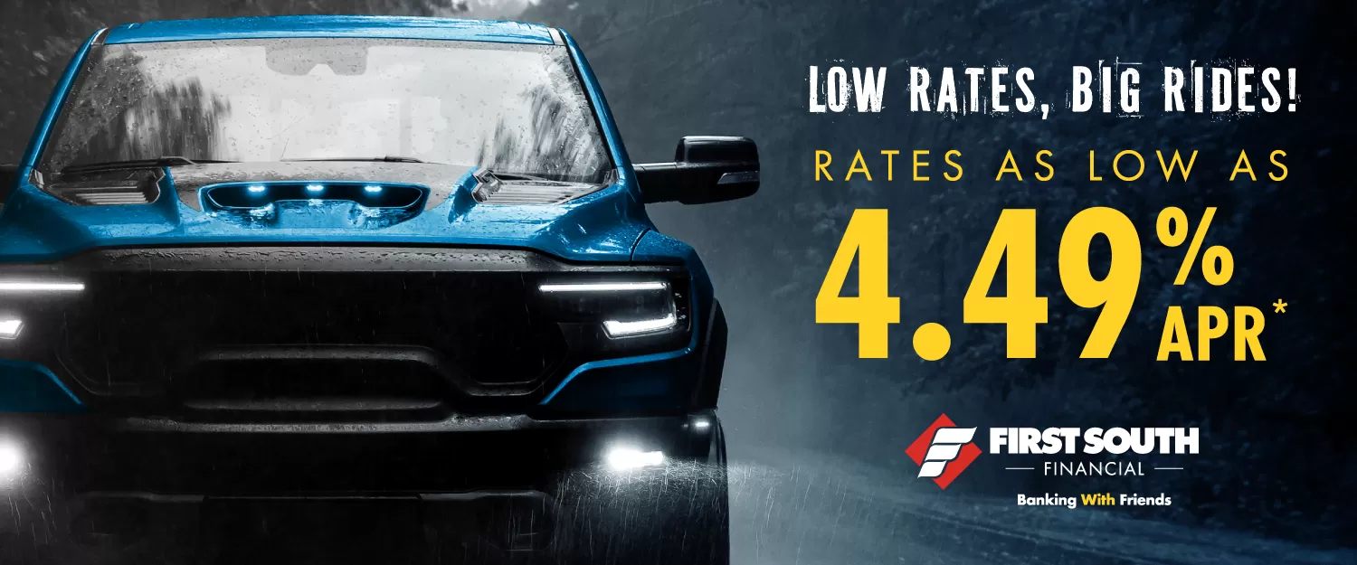Low Rates, Big Rides | Auto Loans from 4.49% APR*